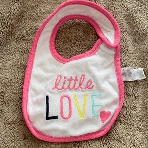 Carters “little love” bib